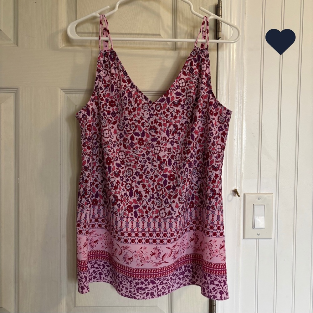 CAbi Indira Tank 5390 Floral Camisole Limited Release